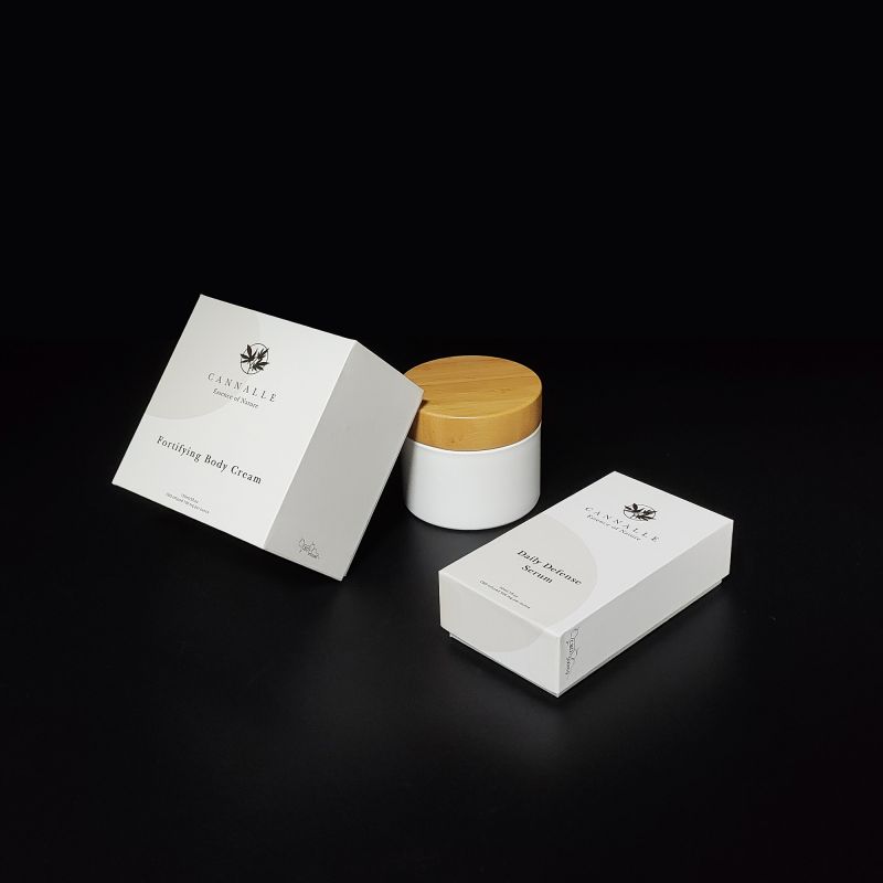 Logo zlatej fólii pevné parfumové darčekové boxy s podnosom Eva Foam a Premium Finish HP017